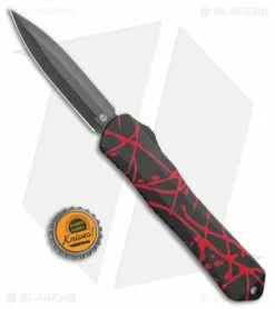Heretic Knives Manticore-X D/E OTF Black W/ Red Splash (3.75" DLC) -Avokelavavat Sales Store Heretic Knives Manticore X DE OTF Black Red Splash DLC H032 6A RS BHQ 107464 jr bottlecap