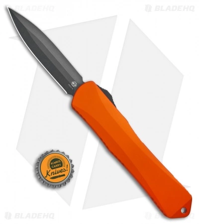 Heretic Knives Manticore-X D/E OTF Orange W/ Black Hardware (3.75" DLC) 6 Heretic Knives Manticore-X D/E OTF Orange W/ Black Hardware (3.75" DLC) - Image 4