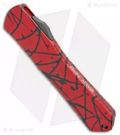 Heretic Knives Manticore-X D/E OTF Red W/ Black Splash (3.75" DLC) -Avokelavavat Sales Store Heretic Knives Manticore X DE OTF Red Black Splash DLC BHQ 107462 jr spine
