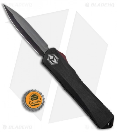 Heretic Knives Manticore-X Double Edge OTF Black/Red G-10 Button (3.75" Black) 6 Heretic Knives Manticore-X Double Edge OTF Black/Red G-10 Button (3.75" Black) - Image 4