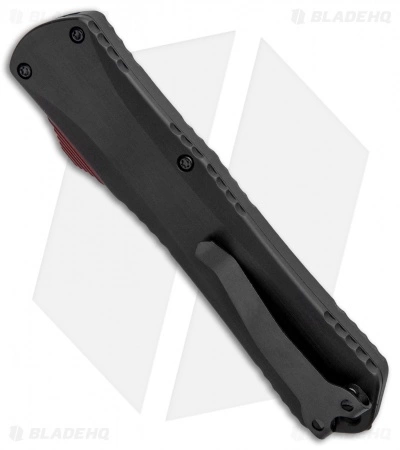 Heretic Knives Manticore-X Double Edge OTF Black/Red G-10 Button (3.75" Black) 5 Heretic Knives Manticore-X Double Edge OTF Black/Red G-10 Button (3.75" Black) - Image 3