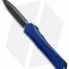 Heretic Knives Manticore-X Double Edge OTF Breakthrough Blue (3.75" Black)