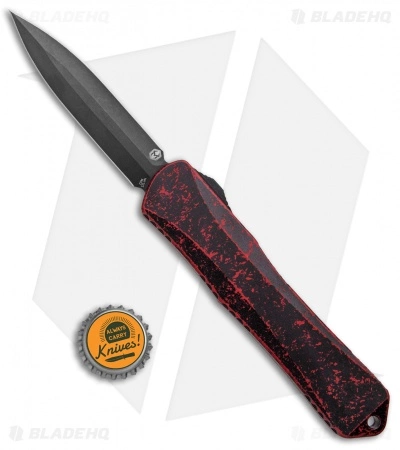 Heretic Knives Manticore-X Double Edge OTF Breakthrough Red (3.75" Black) 6 Heretic Knives Manticore-X Double Edge OTF Breakthrough Red (3.75" Black) - Image 4