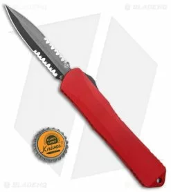 Heretic Knives Manticore-X Double Edge OTF Knife Red (3.75" Black Serr) -Avokelavavat Sales Store Heretic Knives Manticore X Double Edge OTF Red Black Serr H032 6B RED BHQ 98804 jr bottlecap