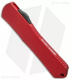 Heretic Knives Manticore-X Double Edge OTF Red (3.75" Stonewash) -Avokelavavat Sales Store Heretic Knives Manticore X Double Edge OTF Red SW Serr BHQ 97905 jr spine