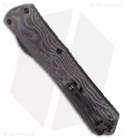 Heretic Knives Manticore X OTF Automatic Knife Black /Purple Camo (3.75" DLC) -Avokelavavat Sales Store Heretic Knives Manticore X OTF Automatic Knife Black Purple Camo DLC BHQ 175139 KC spine