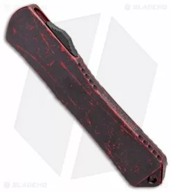 Heretic Knives Manticore-X Plain/Serrated OTF Knife Battleworn Red (3.75" SW) -Avokelavavat Sales Store Heretic Knives Manticore X OTF Breakthrough Red SW Serr H032 2C BRKRD BHQ 99362 jr spine