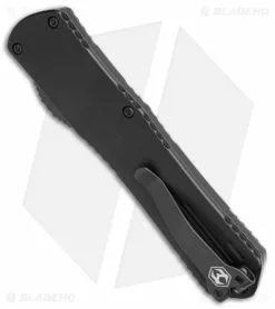 Heretic Knives Manticore-X Tanto OTF Knife (3.75" Two Tone) H031-10A-T -Avokelavavat Sales Store Heretic Knives Manticore X Tanto OTF Black TT BHQ 142234 jr side