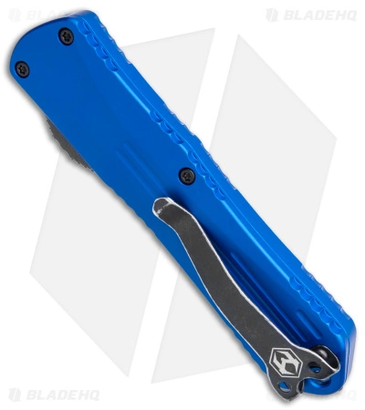 Heretic Knives Manticore-E Tanto OTF Knife Blue (3.1" Battleworn Two Tone) 5 Heretic Knives Manticore-E Tanto OTF Knife Blue (3.1" Battleworn Two Tone) - Image 3