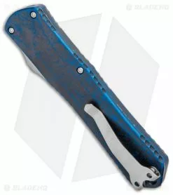 Heretic Knives Manticore-X OTF Tanto Knife Breakthrough Blue (3.75" SW Serr) 8 Heretic Knives Manticore-X OTF Tanto Knife Breakthrough Blue (3.75" SW Serr) -Avokelavavat Sales Store Heretic Knives Manticore X Tanto OTF Breakthrough Blue SW Serr H031 2C BRKBL BHQ 98801 jr side