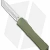 Heretic Knives Manticore-X Tanto OTF Knife OD Green (3.75" Stonewash Serr)