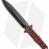 Heretic Knives Nephilim Fixed Blade Knife Red/Black G-10 (6.5" Black)
