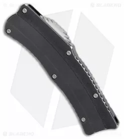 Heretic Knives ROC D/A OTF Automatic Knife Black Battleworn Aluminum (3" SW) -Avokelavavat Sales Store Heretic Knives ROC DA OTF Auto Black Battleworn Aluminum SW BHQ 179703 jr spine