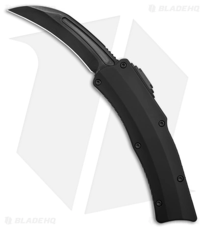 Heretic Knives ROC D/A OTF Black Dunes Fat Carbon Button (3" Black) 3 Heretic Knives ROC D/A OTF Black Dunes Fat Carbon Button (3" Black)