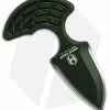 Heretic Knives Sleight Modular Push Dagger Knife Green Aluminum (3" Stonewash)