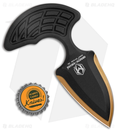 Heretic Knives Sleight Modular Push Dagger Knife Titanium Nitride (3" Two Tone) 6 Heretic Knives Sleight Modular Push Dagger Knife Titanium Nitride (3" Two Tone) - Image 4
