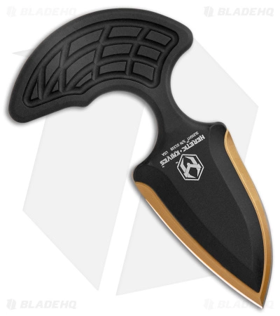 Heretic Knives Sleight Modular Push Dagger Knife Titanium Nitride (3" Two Tone) 3 Heretic Knives Sleight Modular Push Dagger Knife Titanium Nitride (3" Two Tone)