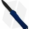 Heretic Knives Manticore-S Recurve OTF Blue Camo Carbon Fiber (2.6" Black)