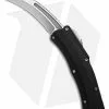 Heretic Knives ROC D/A OTF Automatic Knife Black Aluminum(3" Stonewash)