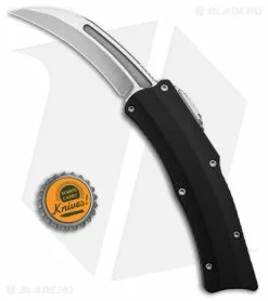 Heretic Knives ROC D/A OTF Automatic Knife Black Aluminum(3" Stonewash) 9 Heretic Knives ROC D/A OTF Automatic Knife Black Aluminum(3" Stonewash) -Avokelavavat Sales Store Heritic Knives ROC DA OTF AK Black Aluminum 3in SW BHQ 178142 td size