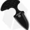 Heretic Knives Sleight Modular Push Dagger Knife Black Aluminum (3" Stonewash)
