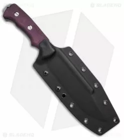Rick Hinderer Hinderer Knives Fieldtac 6" Fixed Blade Knife Burgundy Micarta (Working) -Avokelavavat Sales Store Hinderer Knives Fieldtac 6in Fixxed Blade Burgundy Micarta WF BHQ 137859 td sheath