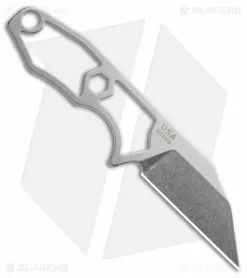 Hinderer Knives LP-1 Fixed Blade Knife Wharncliffe W/Ulti-Clip (2" Stonewash) -Avokelavavat Sales Store Hinderer Knives LP 1 Wharncliffe w Ulticlip 2in Stonewash BHQ 115547 LS Spine