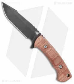 Rick Hinderer Hinderer Knives Ranch Harpoon Spanto Fixed Blade Red Micarta (3V Battle Black)