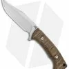 Rick Hinderer Hinderer Knives The Ranch Bowie Fixed Blade Knife Natural Micarta (Stonewash) -Avokelavavat Sales Store Hinderer Knives The Ranch Bowie Natural Micarta SW K605RS000 BHQ 93613 jr