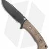 Rick Hinderer Hinderer Knives The Ranch Drop Point Fixed Blade Micarta (5.4" Battle Black)