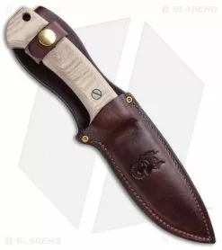 Rick Hinderer Hinderer Knives The Ranch Drop Point Fixed Blade Micarta (5.4" Battle Black) -Avokelavavat Sales Store Hinderer Knives The Ranch DP Natural Micarta Battle Black BHQ 112616 jr sheath