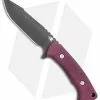 Rick Hinderer Hinderer Knives Ranch Harpoon Spanto Fixed Blade Burgundy Micarta (Battle Black) 1 Rick Hinderer Hinderer Knives Ranch Harpoon Spanto Fixed Blade Burgundy Micarta (Battle Black) -Avokelavavat Sales Store Hinderer Knives The Ranch Harpoon Spanto Burgundy Micarta Battle Black BHQ 107428 jr