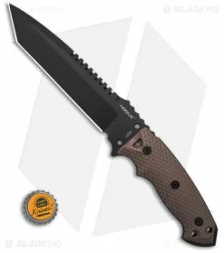 Hogue Knives EX F01 Large Tanto Fixed Blade Brown G-10 (7" Black A2) 9 Hogue Knives EX F01 Large Tanto Fixed Blade Brown G-10 (7" Black A2) -Avokelavavat Sales Store Hogue EX F01 Tanto FB A BHQ 87685 td size