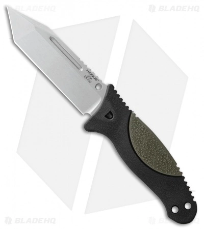 Hogue EX-F02 Tanto Fixed Blade OD Green Polymer/Rubber (4.5" Stonewash) 35261 3 Hogue EX-F02 Tanto Fixed Blade OD Green Polymer/Rubber (4.5" Stonewash) 35261