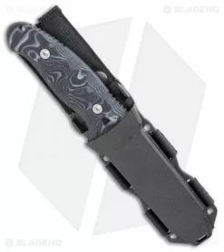 Hogue EX-F02 Clip Point Fixed Blade Black/Gray G10 (4.5" Stonewash) 35279 -Avokelavavat Sales Store Hogue Ex F02 4.5 Fixed Clip Point BHQ 82346 LS Side