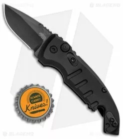 Hogue Knives CA Legal A01 Microswitch Automatic Knife Black (1.8" Black) -Avokelavavat Sales Store Hogue Knives CA Legal A01 Microswitch Auto Black Bottle Opener Black 24126 BHQ 92700 jr bottlecap