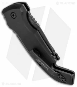 Hogue Knives CA Legal A01 Microswitch Automatic Knife Black (1.8" Black) -Avokelavavat Sales Store Hogue Knives CA Legal A01 Microswitch Auto Black Bottle Opener Black 24126 BHQ 92700 jr side
