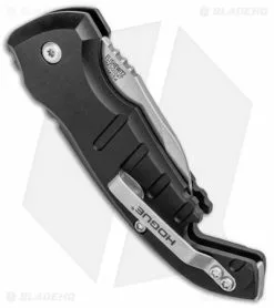 Hogue Knives CA Legal A01 Microswitch Wharncliffe Auto Knife Black (1.8" SW) 8 Hogue Knives CA Legal A01 Microswitch Wharncliffe Auto Knife Black (1.8" SW) -Avokelavavat Sales Store Hogue Knives CA Legal A01 Microswitch Auto Black SW 24140 BHQ 81357 jr side