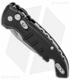 Hogue Knives CA Legal A01 Microswitch Wharncliffe Auto Knife Black (1.8" SW) 7 Hogue Knives CA Legal A01 Microswitch Wharncliffe Auto Knife Black (1.8" SW) -Avokelavavat Sales Store Hogue Knives CA Legal A01 Microswitch Auto Black SW 24140 BHQ 81357 jr spine