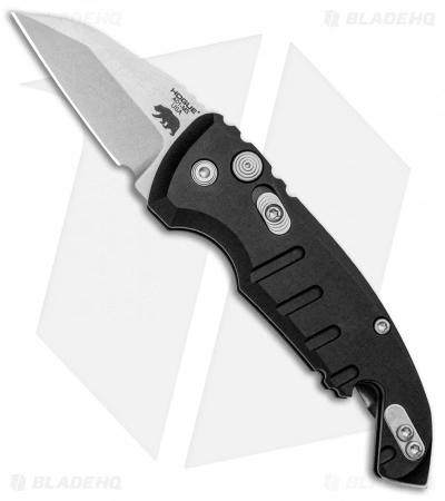 Hogue Knives CA Legal A01 Microswitch Wharncliffe Auto Knife Black (1.8" SW) 3 Hogue Knives CA Legal A01 Microswitch Wharncliffe Auto Knife Black (1.8" SW)