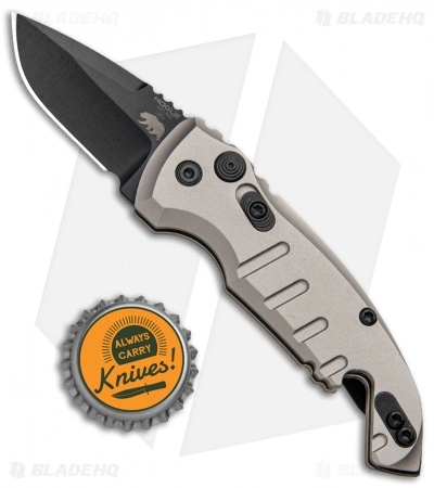 Hogue Knives CA Legal A01 Microswitch Automatic Knife FDE (1.8" Black) 6 Hogue Knives CA Legal A01 Microswitch Automatic Knife FDE (1.8" Black) - Image 4