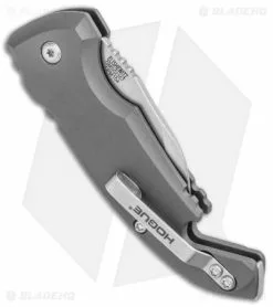 Hogue Knives CA Legal A01 Microswitch Wharncliffe Automatic Knife Gray (1.8" SW) -Avokelavavat Sales Store Hogue Knives CA Legal A01 Microswitch Wharncliffe Auto Gray SW 24142 BHQ 81358 jr side