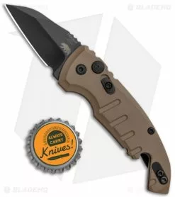 Hogue Knives CA Legal A01 Microswitch Wharncliffe Auto Knife FDE (1.8" Black) 9 Hogue Knives CA Legal A01 Microswitch Wharncliffe Auto Knife FDE (1.8" Black) -Avokelavavat Sales Store Hogue Knives CA Legal A01 Microswitch Wharncliffe FDE Black BHQ 79826 jr bottlecap