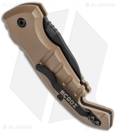 Hogue Knives CA Legal A01 Microswitch Wharncliffe Auto Knife FDE (1.8" Black) 5 Hogue Knives CA Legal A01 Microswitch Wharncliffe Auto Knife FDE (1.8" Black) - Image 3