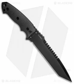 Hogue Knives EX-F01 Large Tanto Fixed Blade Black G-10 (7" Black) 35109 -Avokelavavat Sales Store Hogue Knives EX F01 Tactical Tanto Black G 10 Black 35109 BHQ 87407 jr spine 2
