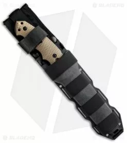 Hogue Knives EX-F01 Large Tanto Fixed Blade FDE G-10 (7" Black) 35108 -Avokelavavat Sales Store Hogue Knives EX F01 Tactical Tanto FDE G 10 Black 35107 BHQ 87408 jr sheath 2