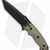 Hogue Knives EX-F01 Tactical Tanto Fixed Blade FDE G-10 (5.5" Black) 35127