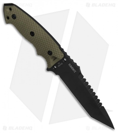 Hogue Knives EX-F01 Tactical Tanto Fixed Blade OD Green G-10 (5.5" Black) 35128 4 Hogue Knives EX-F01 Tactical Tanto Fixed Blade OD Green G-10 (5.5" Black) 35128 - Image 2
