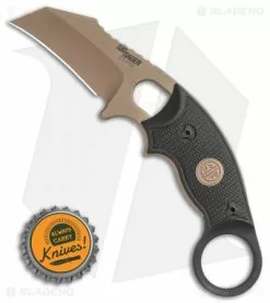 Hogue Knives EX-F03 Hawkbill Karambit Knife Tactical Black (2.25" FDE) 37320 -Avokelavavat Sales Store Hogue Knives EX F03 Hawkbill Karambit Knife Emperor Scorpion 2.25 FDE 37320 BHQ 118613 LS Bottlecap