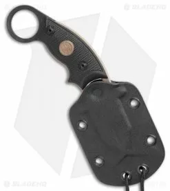 Hogue Knives EX-F03 Hawkbill Karambit Knife Tactical Black (2.25" FDE) 37320 -Avokelavavat Sales Store Hogue Knives EX F03 Hawkbill Karambit Knife Emperor Scorpion 2.25 FDE 37320 BHQ 118613 LS Sheath2